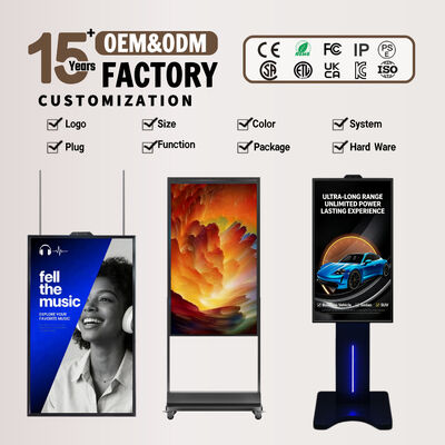 Escaparate de señalización digital comercial y residencial con capacidad de almacenamiento de 32 GB, perfecto para contenido y comercialización visual dinámica