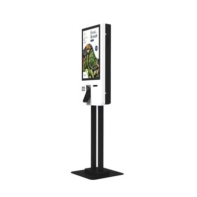 Quiosco interactivo con pantalla táctil que ofrece 10 puntos PCAP pantalla táctil diseñada para señalización digital interactiva y autoservicio
