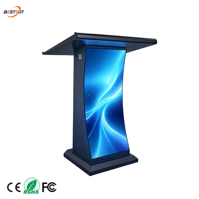 P1.8 P1.53 P1.25 GOB LED Pantalla de podio 320x960 mm Novastar Async Gabinete bloqueable Ruedas Instalación en etapa