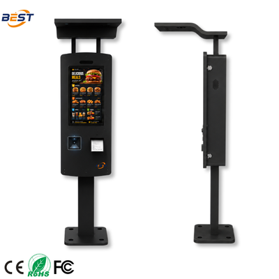 Quiosco de pago de aparcamiento exterior de 32 pulgadas IP65 2500 nits de pie para terminales de aparcamiento