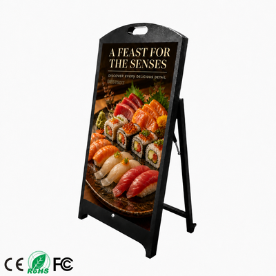 Smart Control LED Poster Display App U Disk Nube altavoz WiFi para exteriores IP65 Signo digital