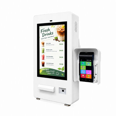 Quiosco de pedidos de autoservicio Android Windows Terminal de pago al aire libre con sistema dual